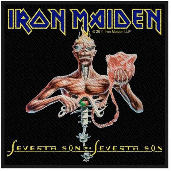Patch Gewebe Iron Maiden Seventh Son per Fani del Metallo Estremo