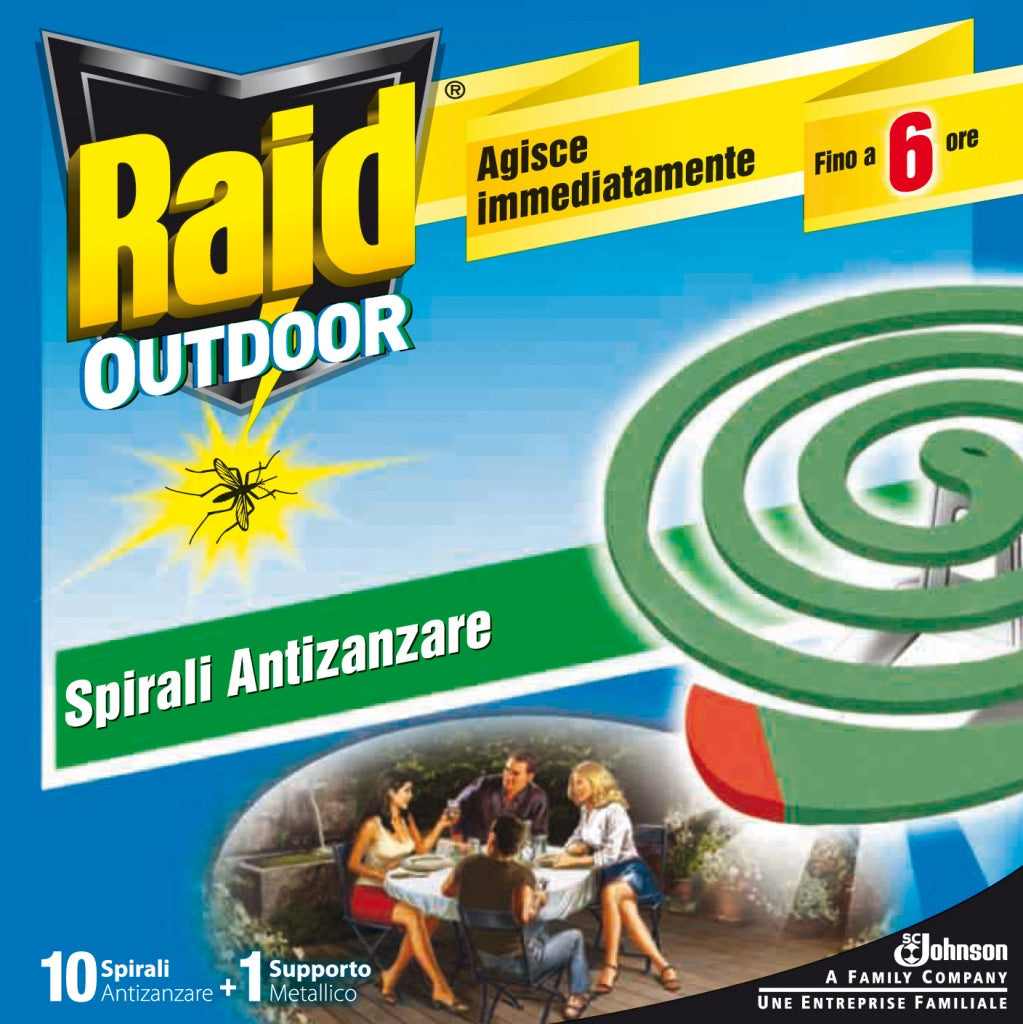 ANTIZANZARE RAID ZAMPIRONE 10 PZ- S.C.JOHNSON ITALY- 24,0 confezione
