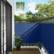 Schermo da balcone-Pannello per balcone Blu 110 x 500 cm Tessuto Oxford