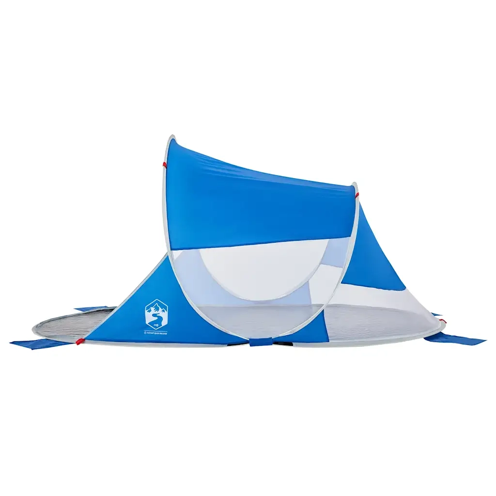 Tenda da Spiaggia Pop-Up Azzurra Impermeabile