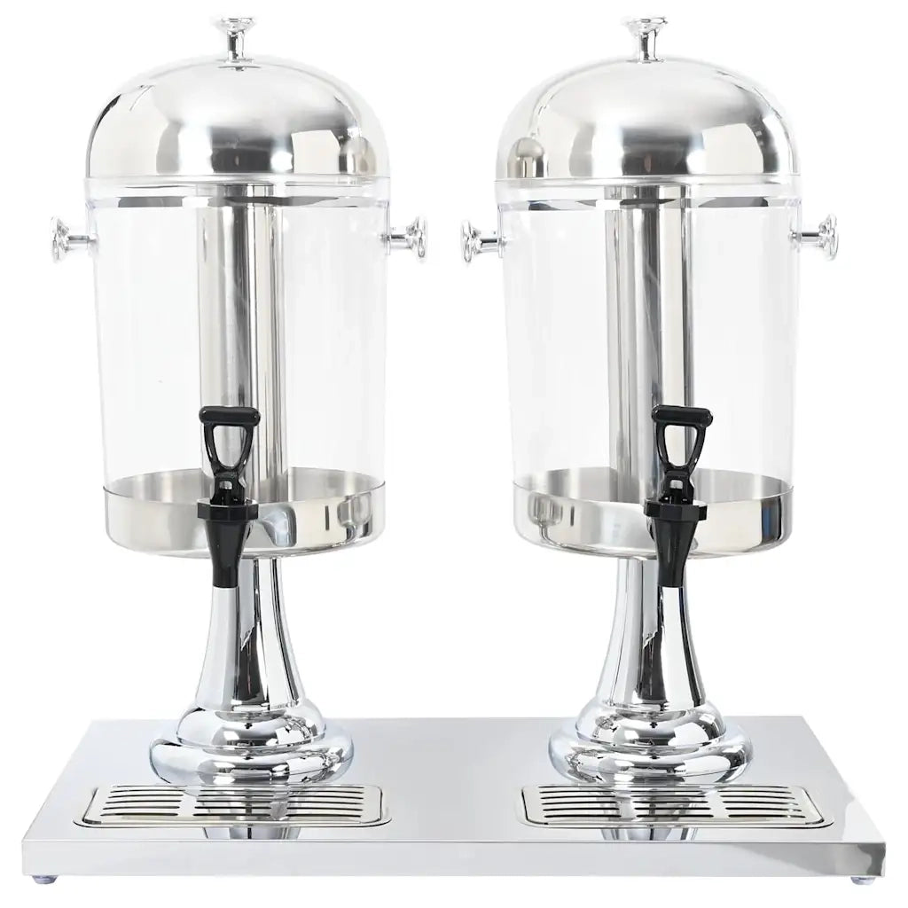 Doppio Distributore di Succhi di Frutta e Bibite Acciaio Inossidabile 2 x 8 L CFW7054926