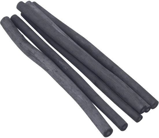 Sticks di carbone compresso - Materiale per disegno professionale - Qualità morbida - Linee lucide - Oggetto portatile - Regalo ideale - Adatto per la pittura
