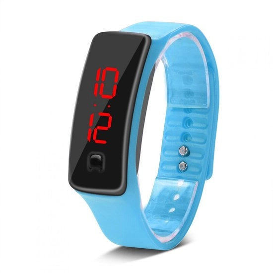 Orologio sportivo per donne - Orologio sportivo per bambini - Orologio digitale - Cinturino in silicone regolabile - Impermeabile - Progettato ergonomicamente - Orologio per bambini