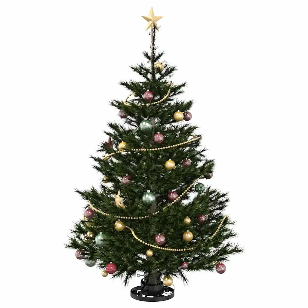 Supporto per Albero di Natale-Decorazioni natalizie Nero 40 x 40 x 21 cm Acciaio