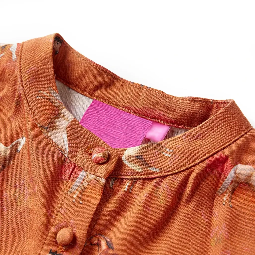 Abito da Bambina Cognac 128 15064
