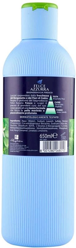 FELCE AZZURRA BAGNOSCHIUMA 650ML FRESCO