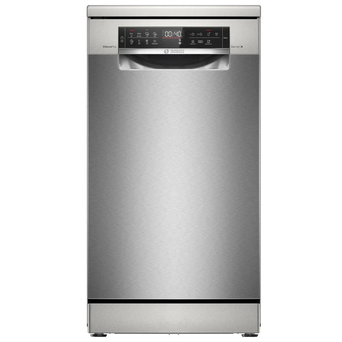 Bosch, Lavastoviglie Libera Installazione, 10 Coperti, Serie 6 SPS6EMI21E, Acciaio Inox