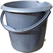 Emme da Bagno con Maniglia Fissa Easy Grip - Maniglia da Bagno per la Conservazione - Emme da Bagno da 10ltr con Maniglia Zinata