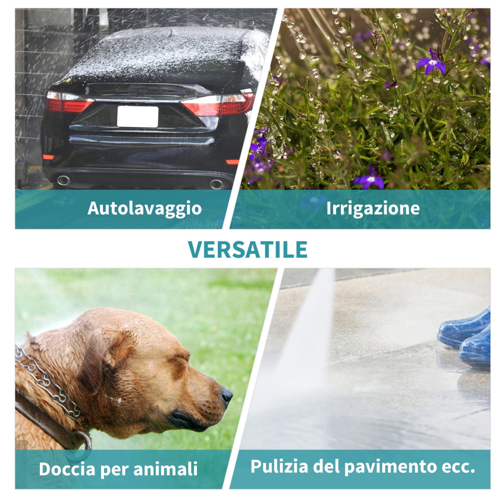 Avvolgitubo Automatico a Parete ¨C Minimal ¨C Grigio