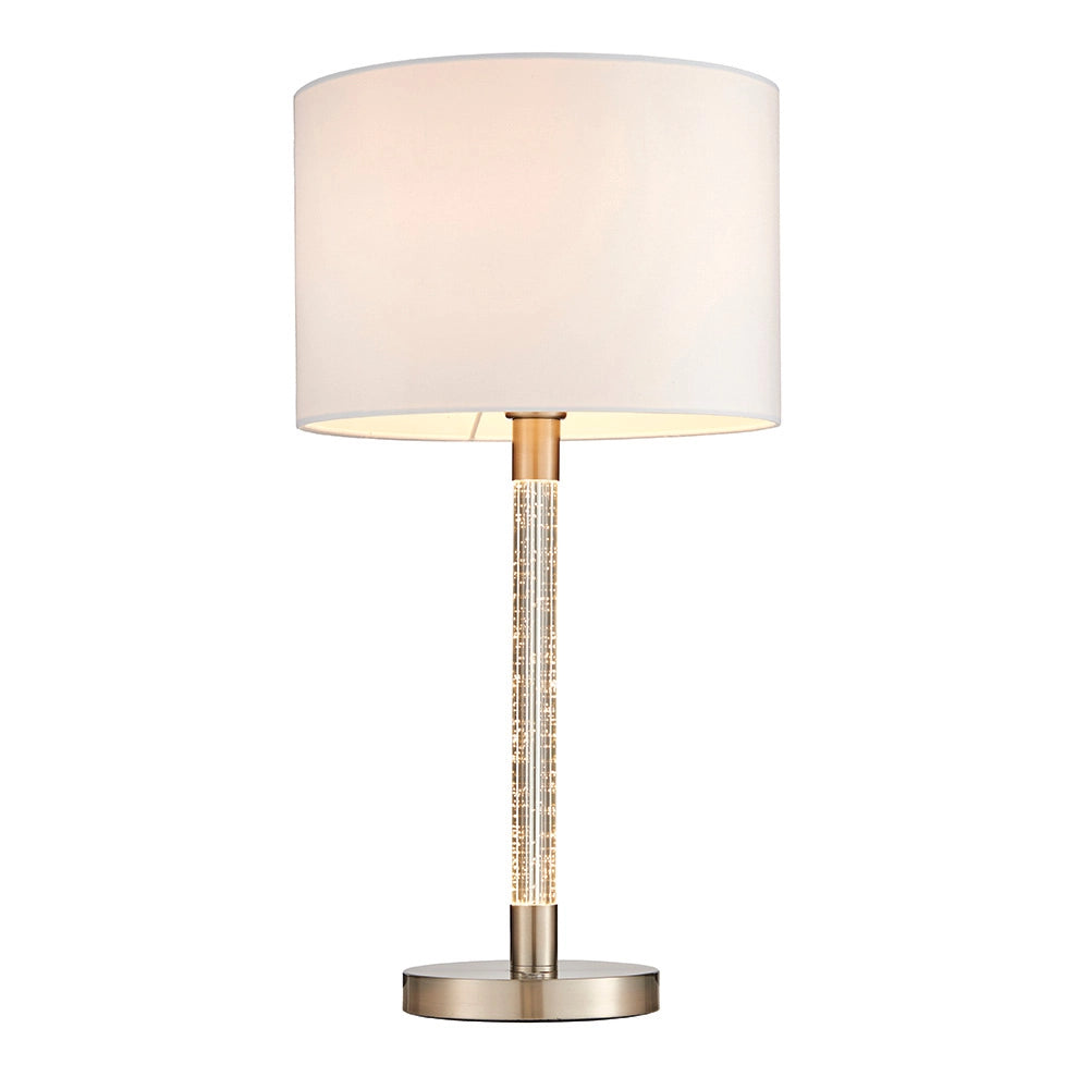 Lampada da tavolo Andromeda Endon cromo satinato LED