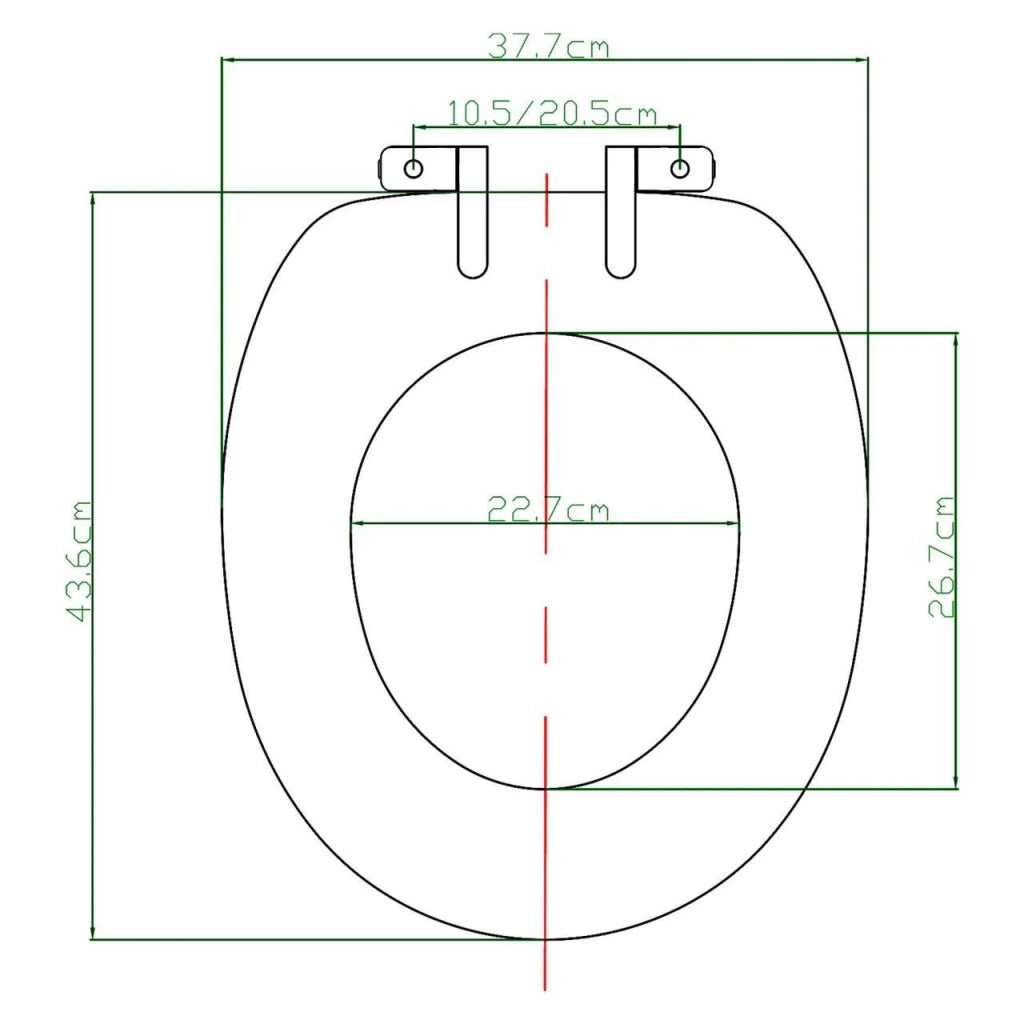 Sedile WC in MDF con motivo pietra nera 19_0000742