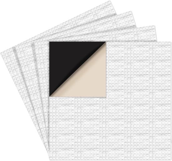 Pannello di riparazione per vasca idromassaggio 20x20cm - Butilrubber/Aluminio - Adesivo - Spessore 1mm - Adatto per vasche da bagno esterne - Quantità sufficiente