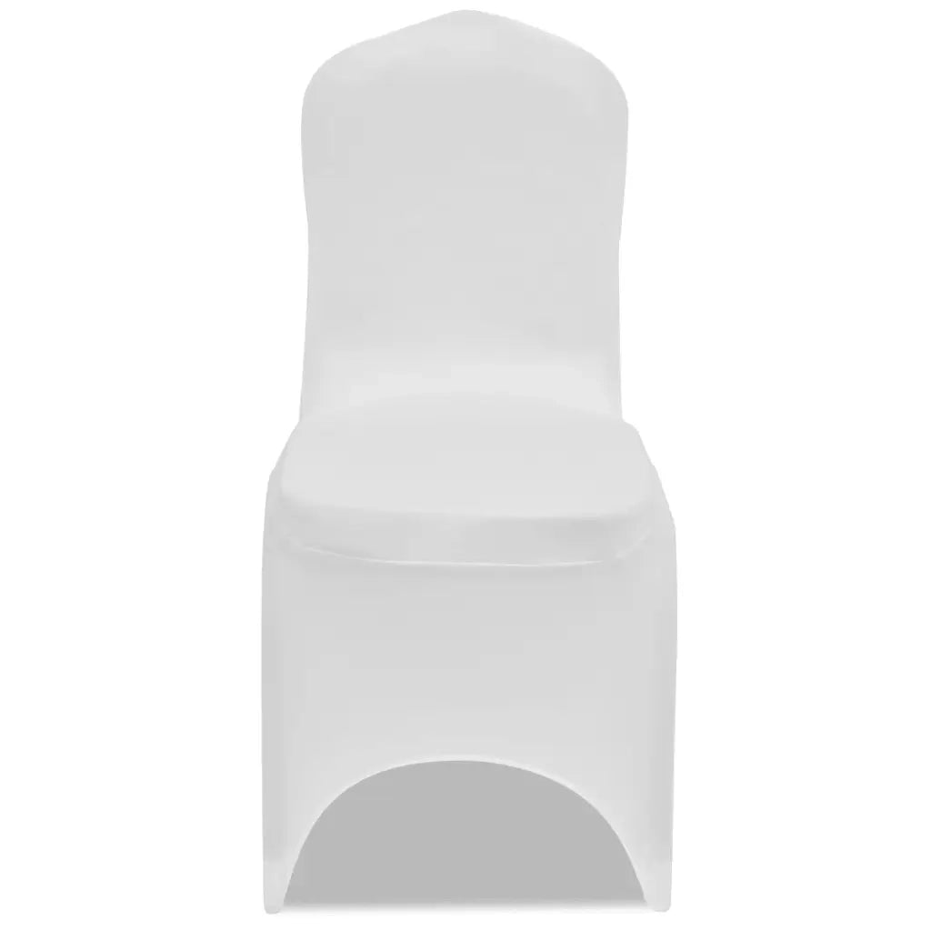 100 Pz Fodere Elastiche per Sedie Bianche 274765