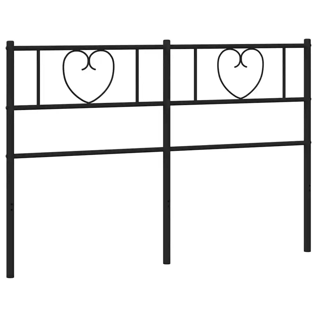 Testiera di Ricambio in Metallo Nero 150 cm 355497