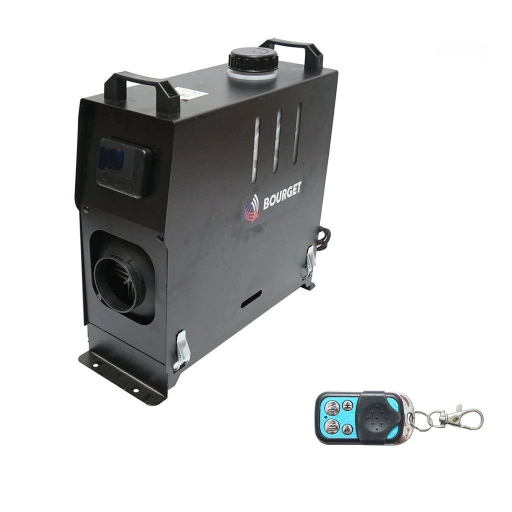 Riscaldatore stazionario, sirocco 12-24V, 5KW con display LCD e telecomando Bourget