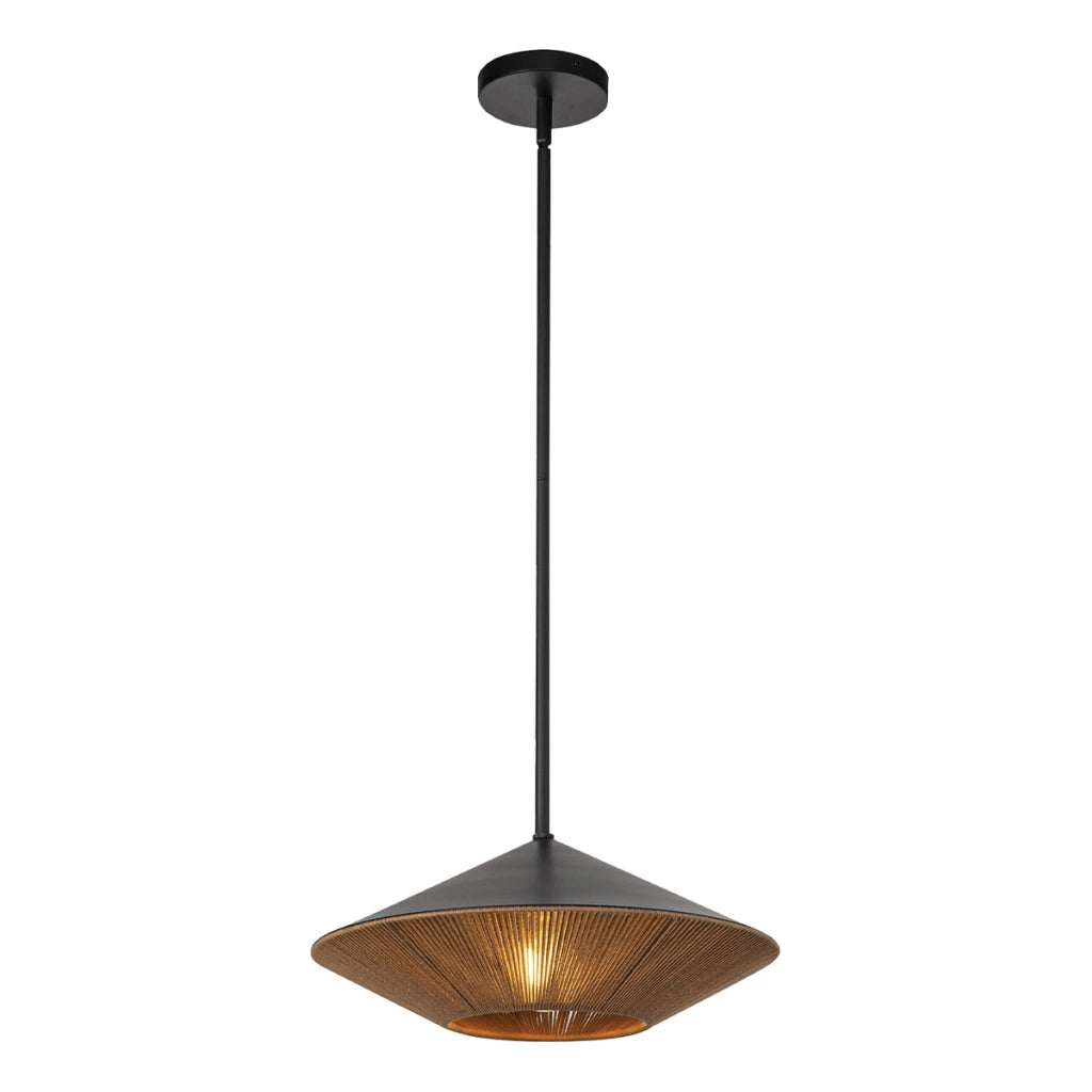 Lampada sospensione Daphne Alora Mood nera E27 Ø38