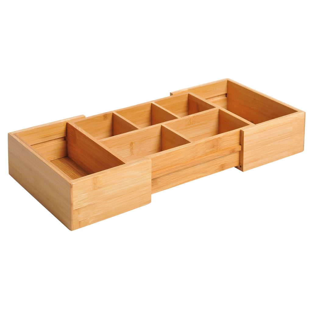 Organizer cassetti estraibile bamb¨´ ¨C Xylo ¨C naturale 24,6x17,6x7 cm