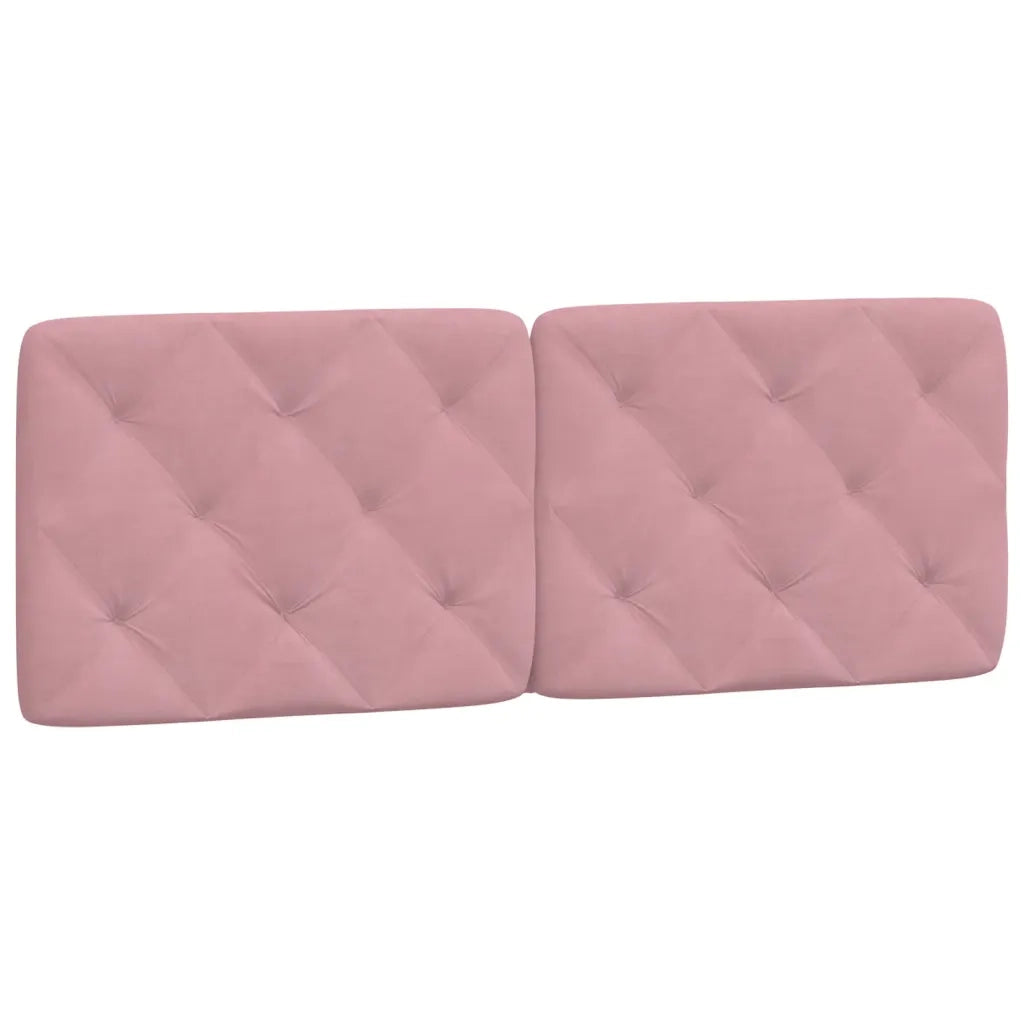 Giroletto con LED senza Materasso Rosa 140x190 cm in Velluto 3213854