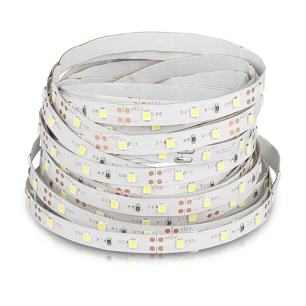 Striscia LED V-TAC SMD3528 5m 3000K 4,2W/m IP20 12V