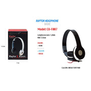 Trade Shop - Cuffie Portatili 3,5mm Pc Computer Mac Notebook Mp3 Music Maxtech Edition Basic Cu-f007 -
