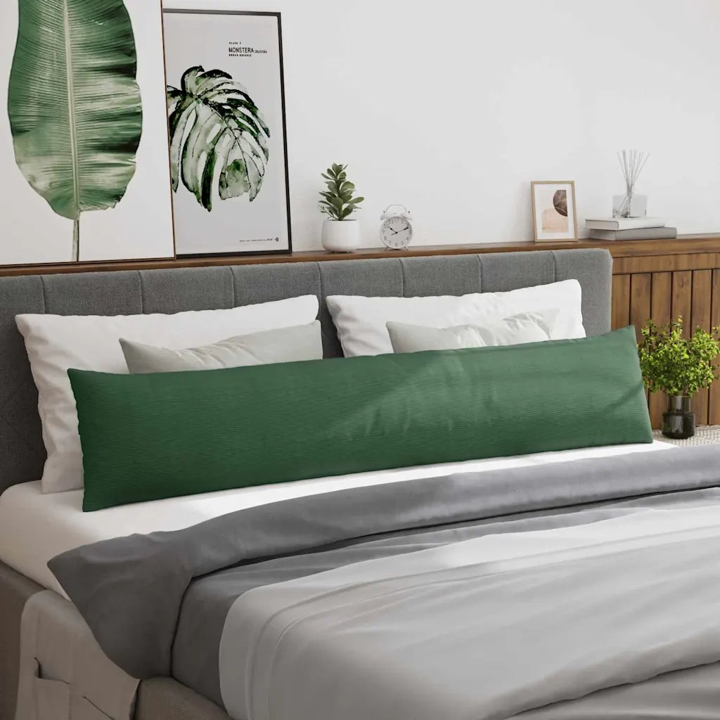Cuscini da Divano 2 pcs Verde Scuro 200 x 40 cm 42013908
