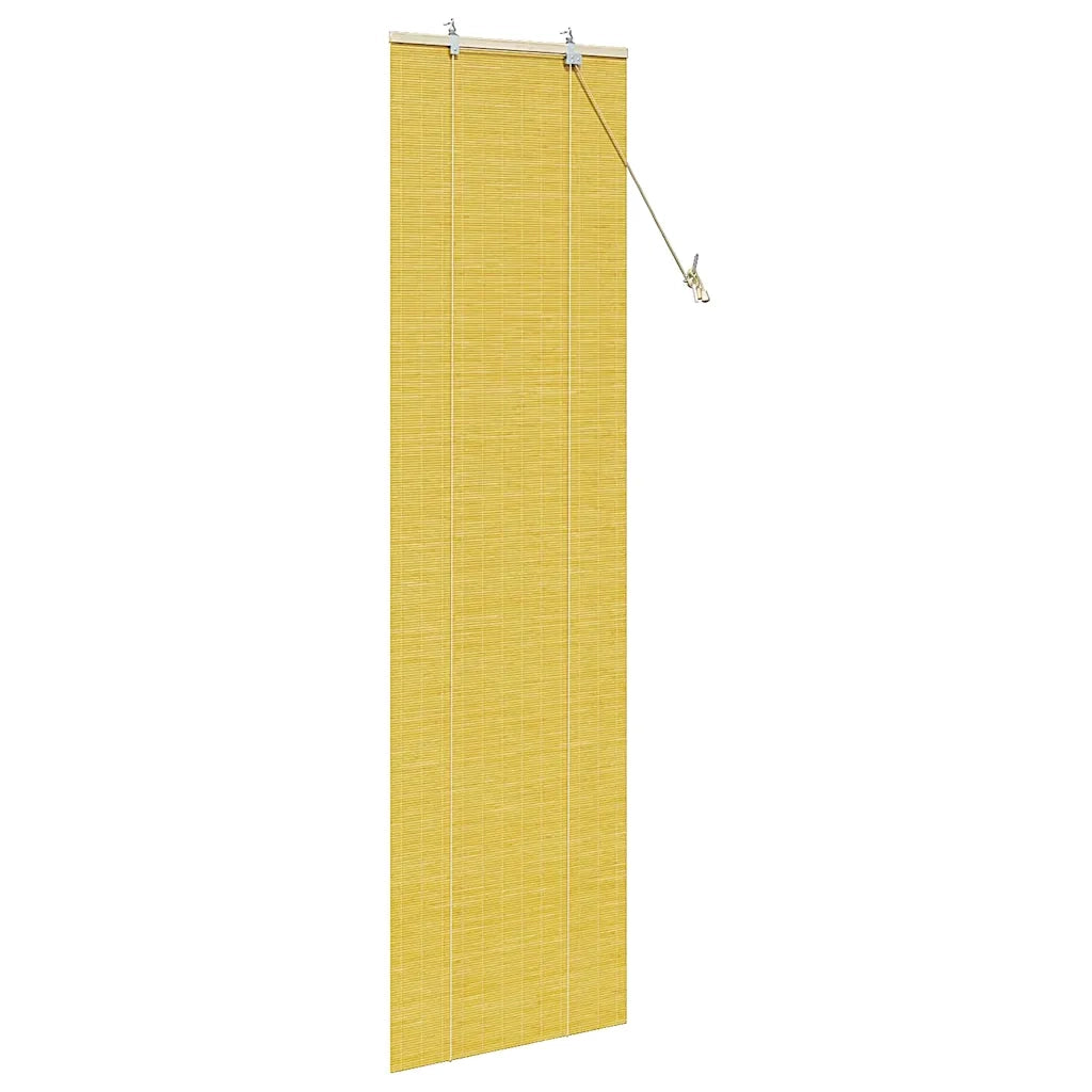 Tenda a rullo con tende Giallo 60 x 220 cm Bambù 42006863