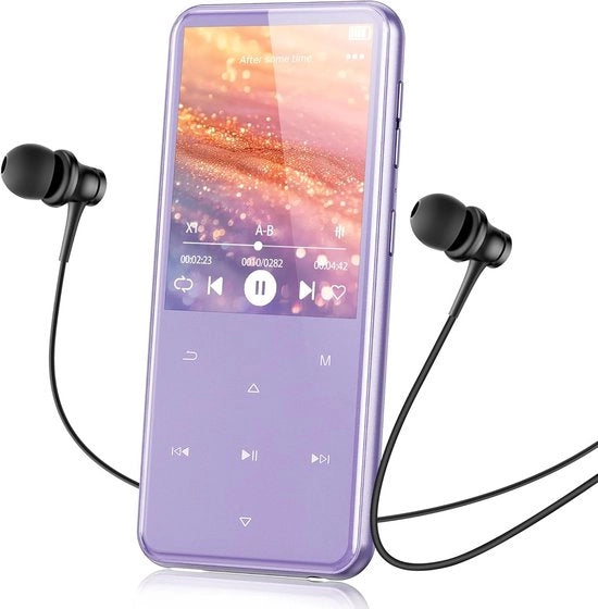Portatile MP3 con Bluetooth e Radio FM in Lila