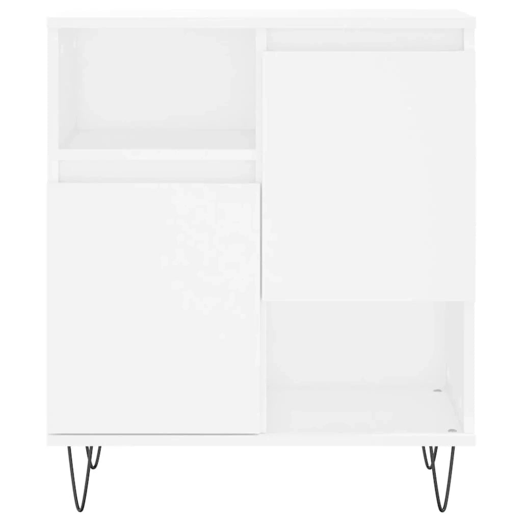 Buffet credenza cassettiera armadio mobile contenitore organizer per cucina soggiorno salotto 3 pezzi legno ingegnerizzato bianco 02_0037007