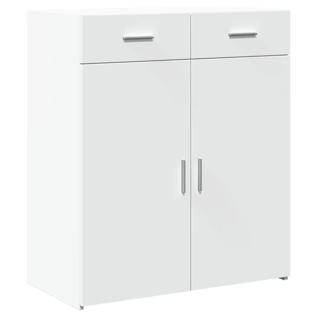 Credenza Bianca 80x42,5x93 cm in Legno Multistrato 3281469
