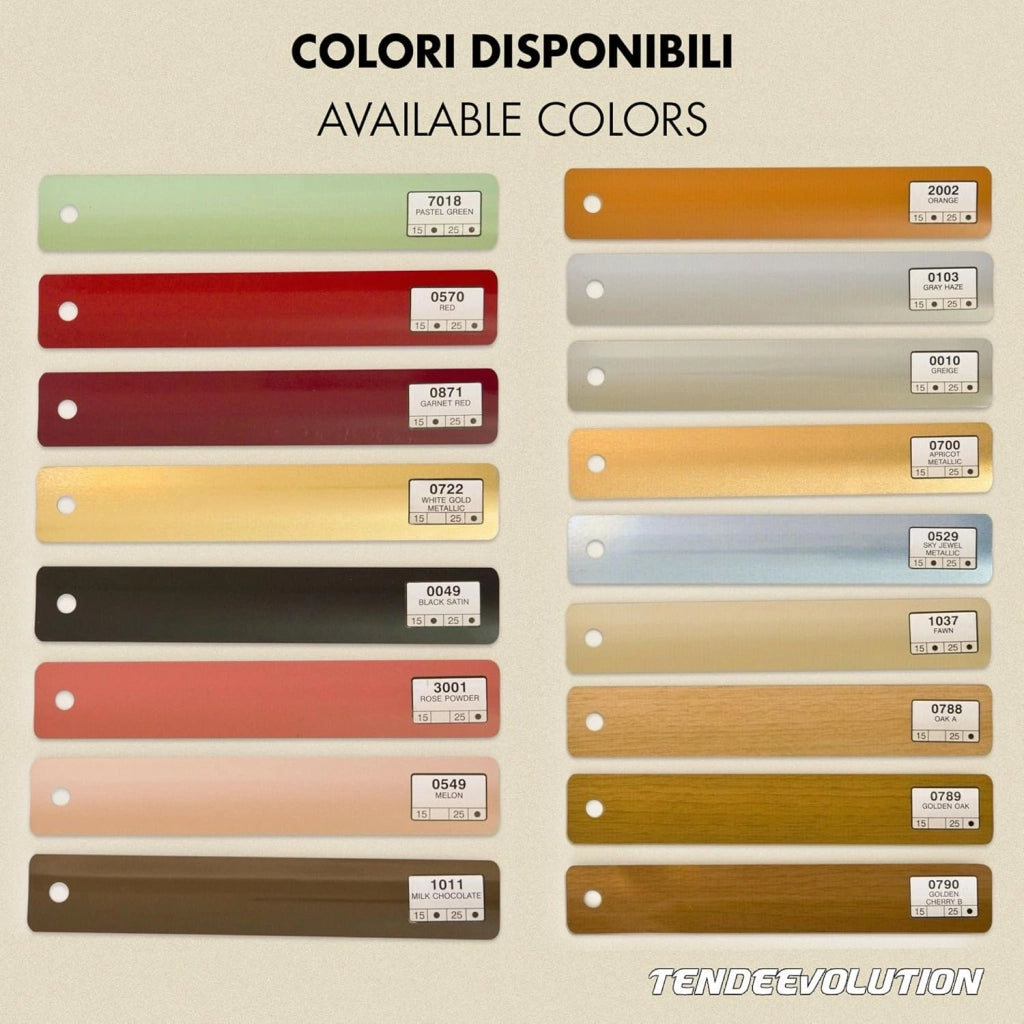 Tenda Veneziana Su Misura in Alluminio, Lamella da 25mm - Larghezza 0,60 x Altezza 2,50, Col. Blu 0258, Comando e Orientamento a Destra