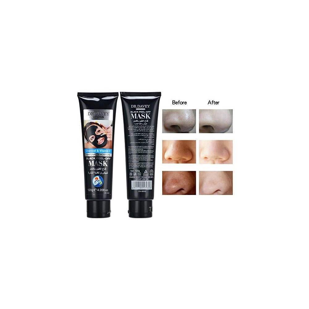 Trade Shop - Black Mask 120 Gr Maschera Bellezza Viso Faccia Pulizia Pelle Rimuove Punti Neri -