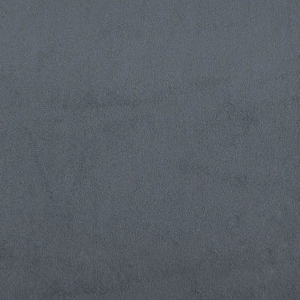 Cuscino Testiera Grigio Scuro 160 cm in Velluto 374734