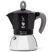 Bialetti 006936 MOKA INDUCTION NERA 6 TZ Moka Capacita' 0,28 L Adatta a piastra induzione colore Nero