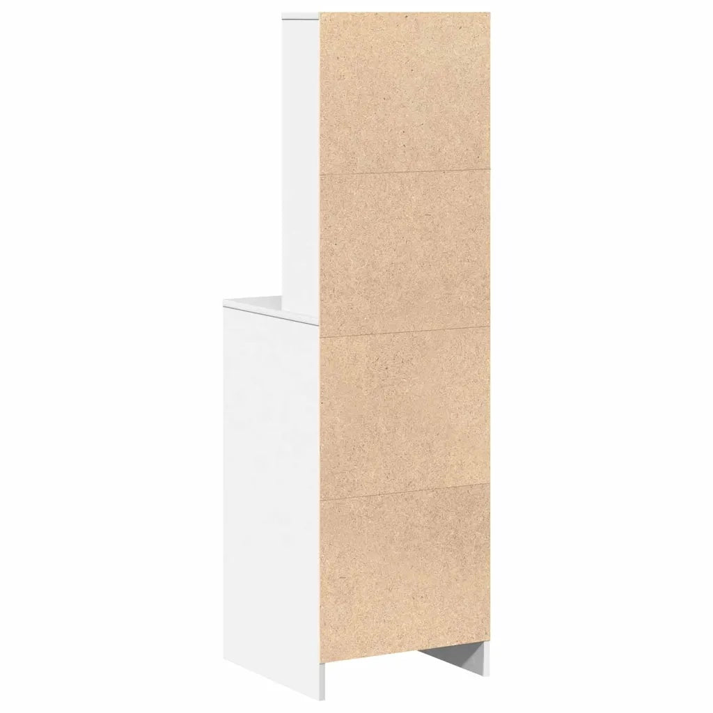 Credenza con cassetto Bianco 40 x 41 x 135 cm Legno multistrato 865046