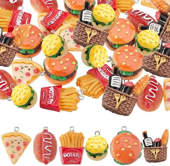 30 pezzi di cibo imitativo per accessori e artigianato