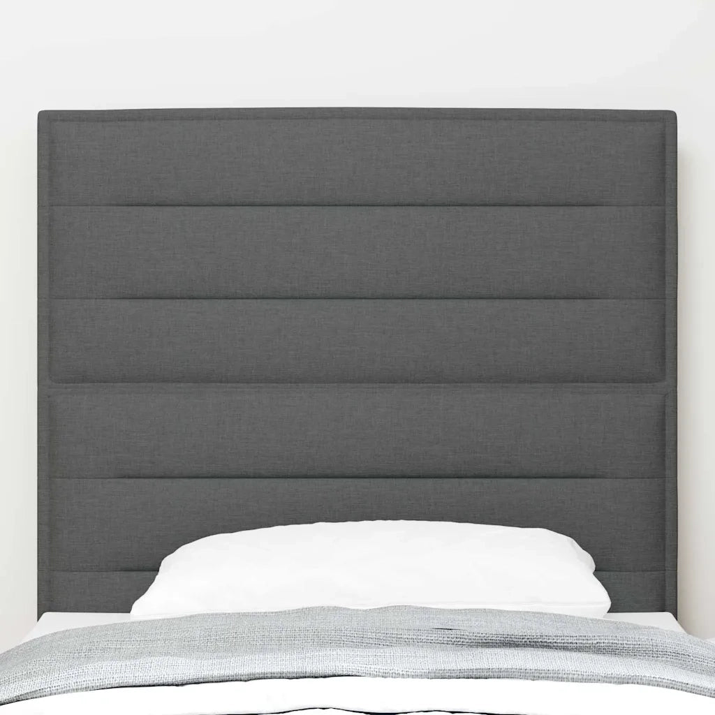 Testiera | Testata Grigio scuro 100 cm Tessuto