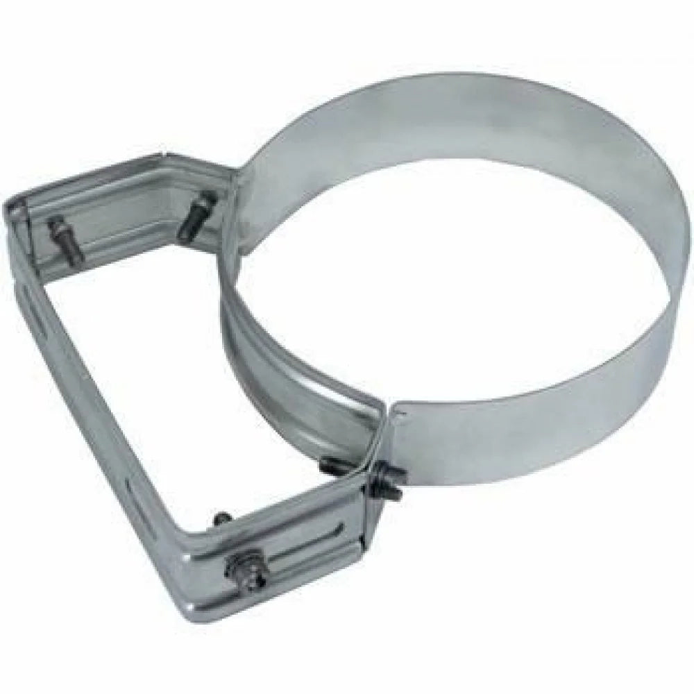 Inox mono parete aisi 316 fascet ta murale regolabile d.200