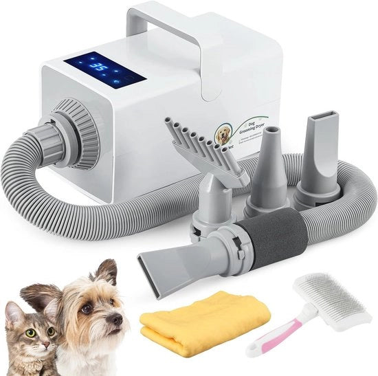 Fornello per cani 2800W con regolazione di temperatura e intensità del getto – Ideale per animali domestici