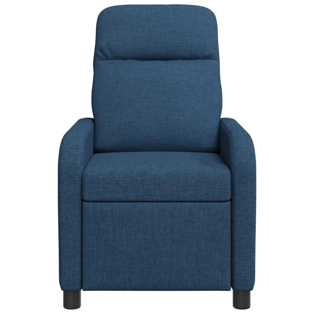 Poltrona reclinabile Blu Tessuto 42034929