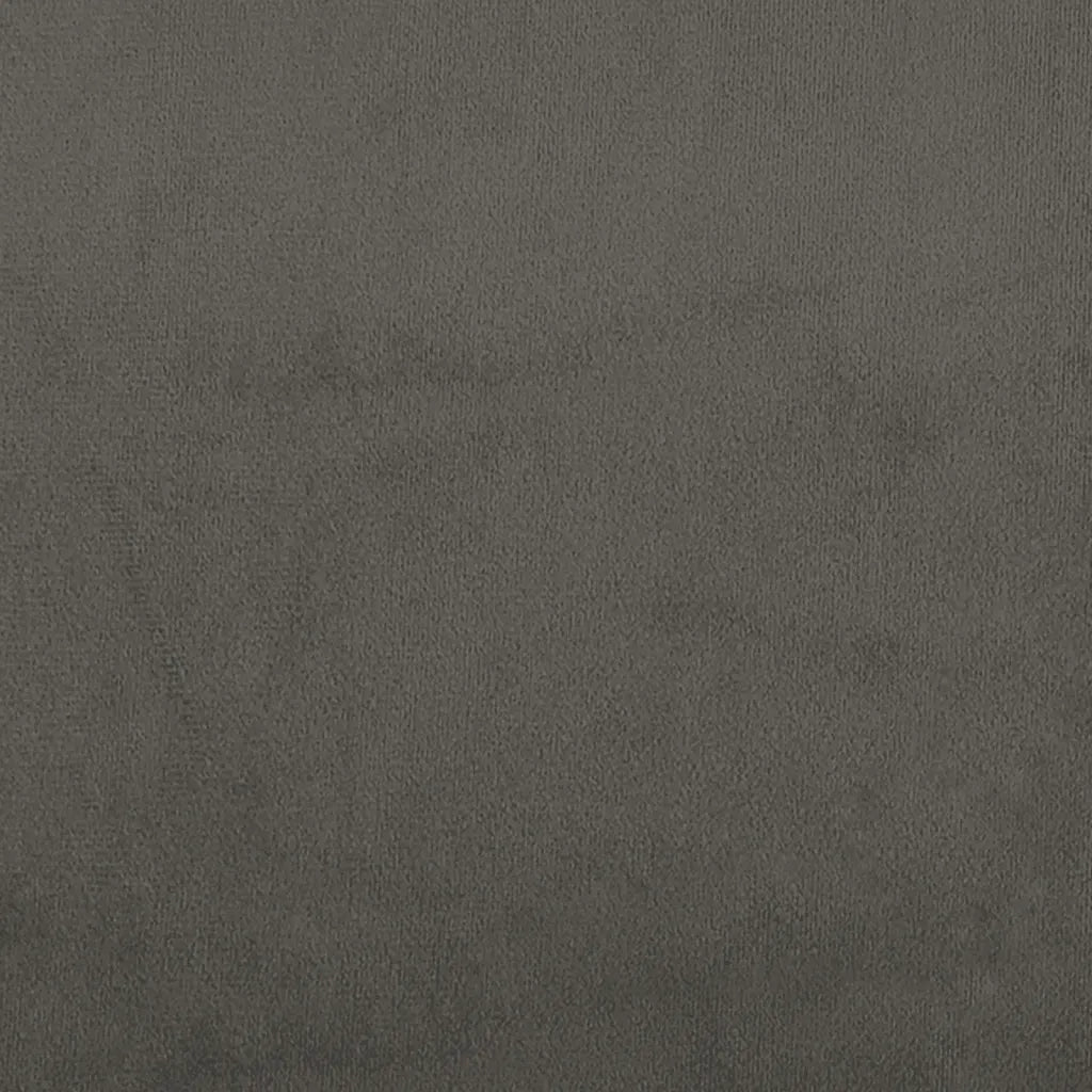 Testiera | Testata Grigio Scuro 144x5x118/128 cm Velluto