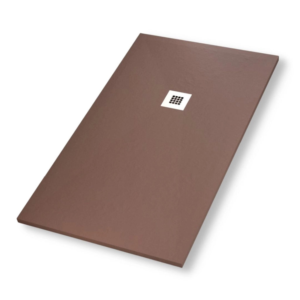 Piatto doccia mineral marmo resina antiscivolo spessore 3,5 cm p80-90 *** misure l160 x p80 x h3,5 cm, confezione 1