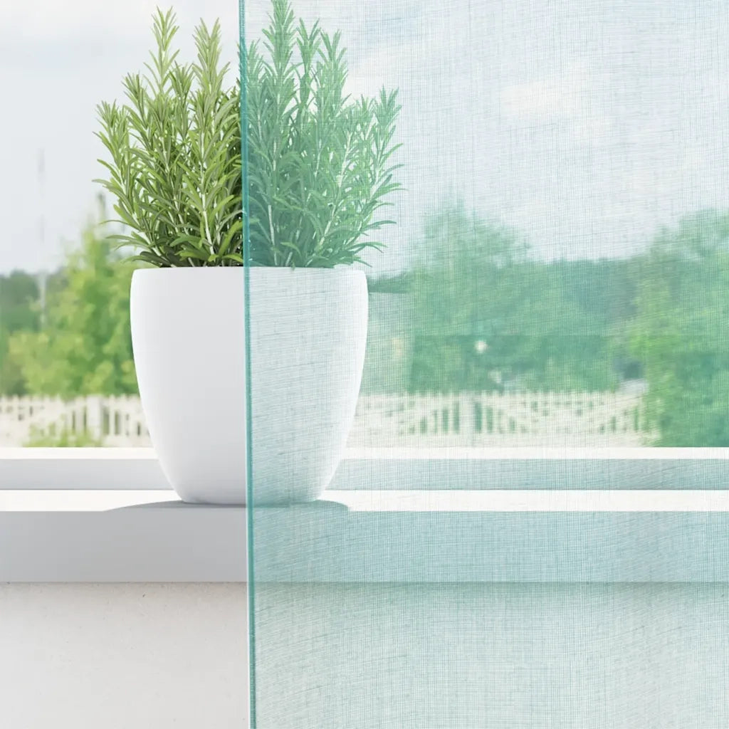 Tende in Voile con Occhielli 2 pz Turchese
