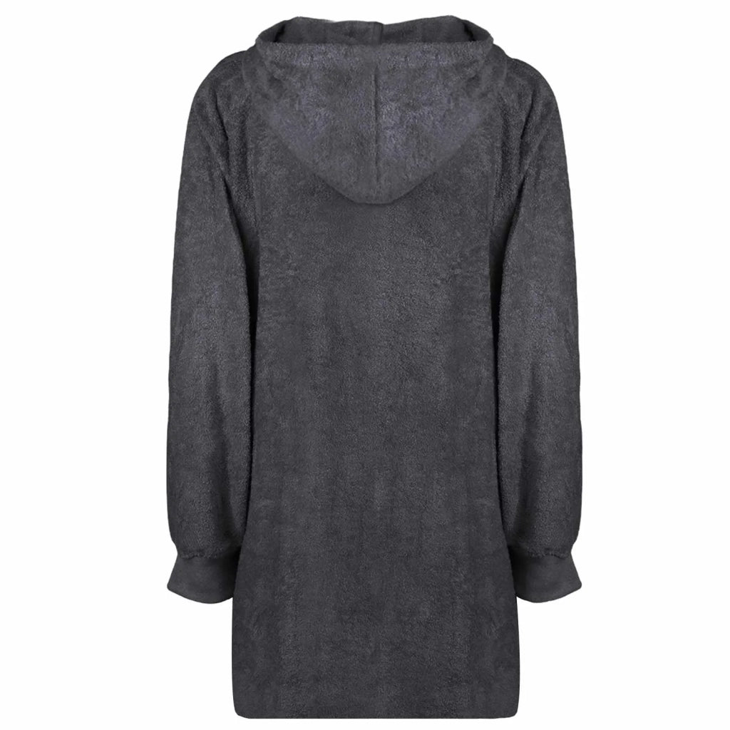 Felpa coperta KINN Antracite L Cotone 4100895
