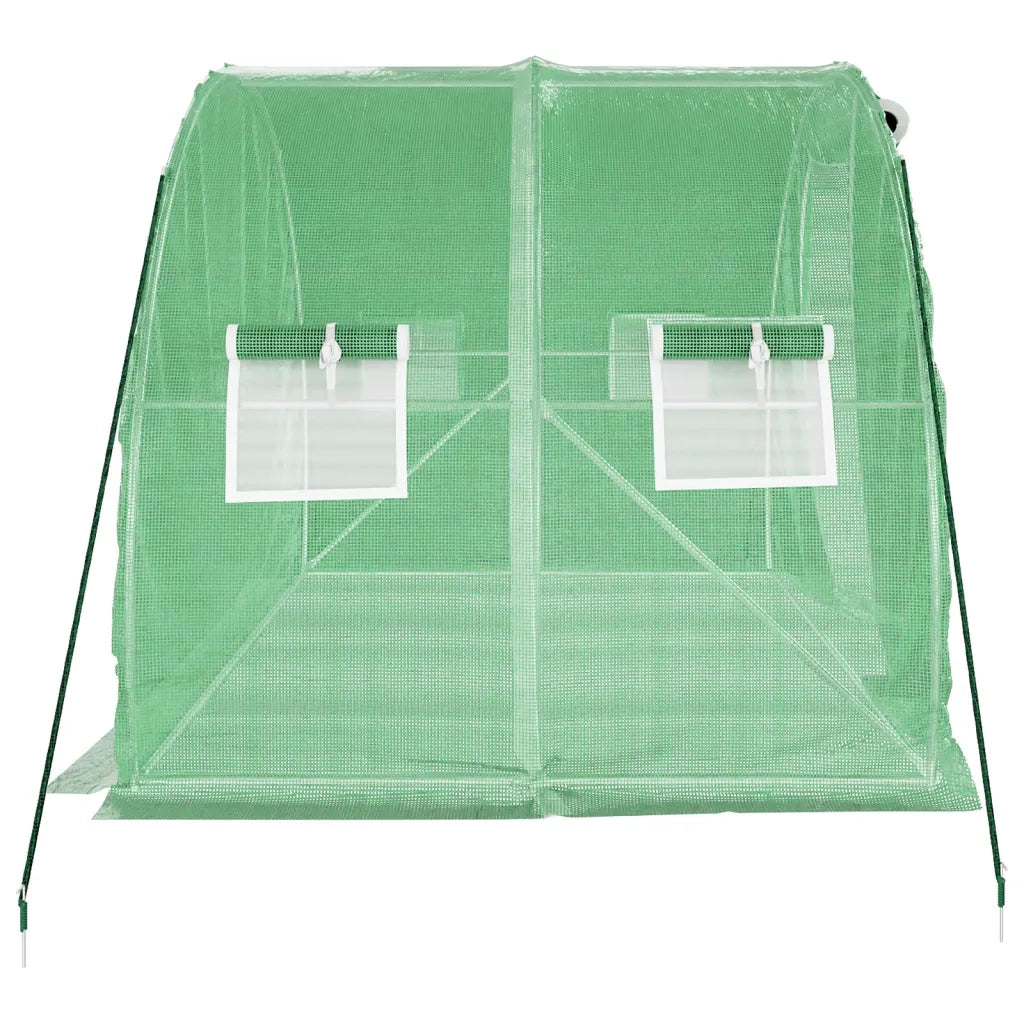 Serra con Telaio in Acciaio Verde 6 m² 3x2x2 m 364077