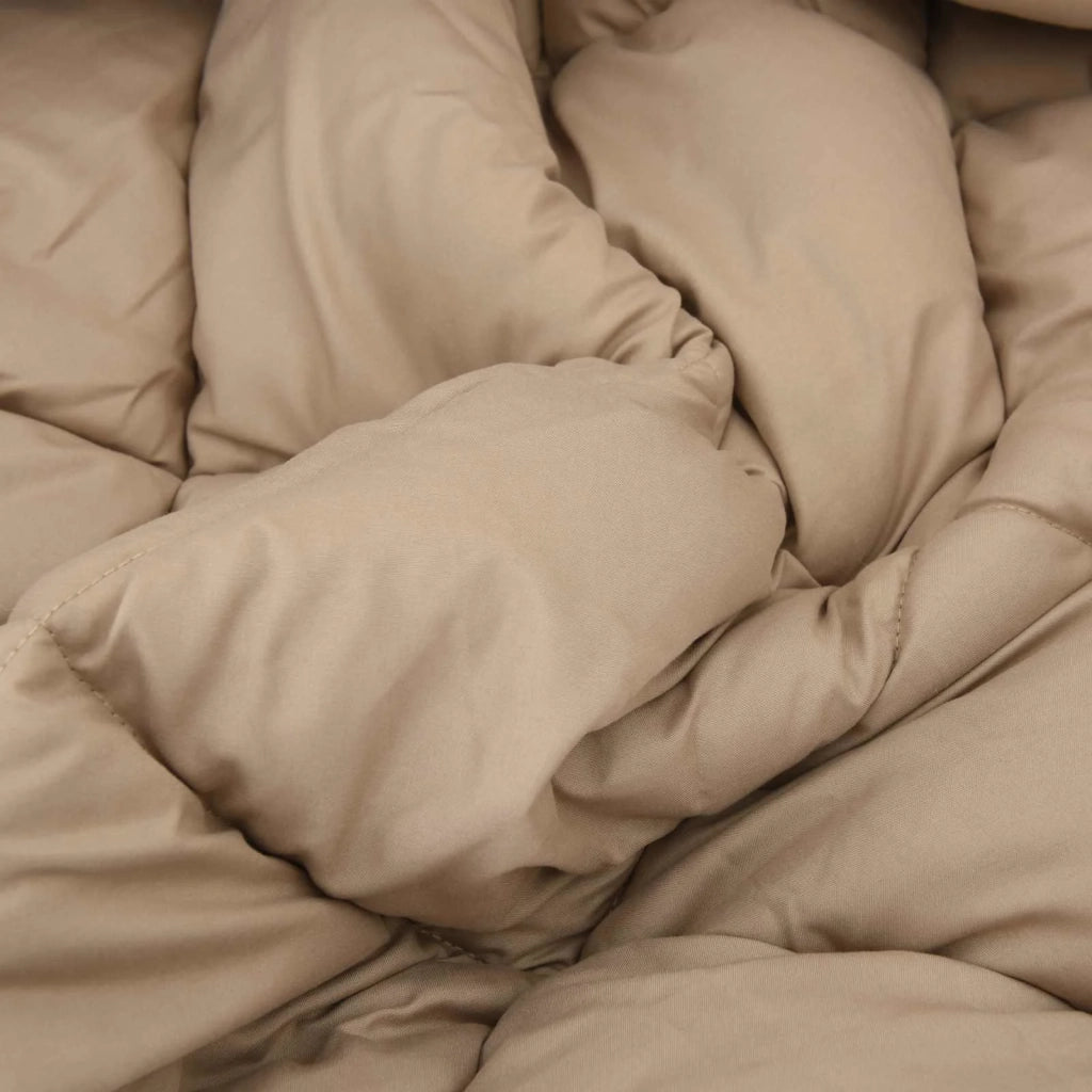 Duvet Invernale Nero e Talpa 135 x 200 cm Microfibra 42025728