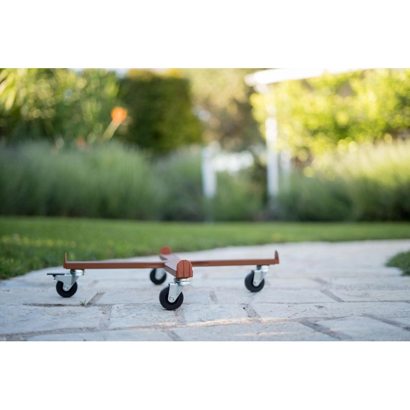 Carrello Porta Piante Linea Speedy Circolare Diam 25 Cotto Tecnokit