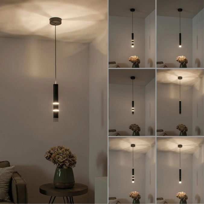 Lampada a sospensione LED 4 luci Pure-Vega Paul Neuhaus