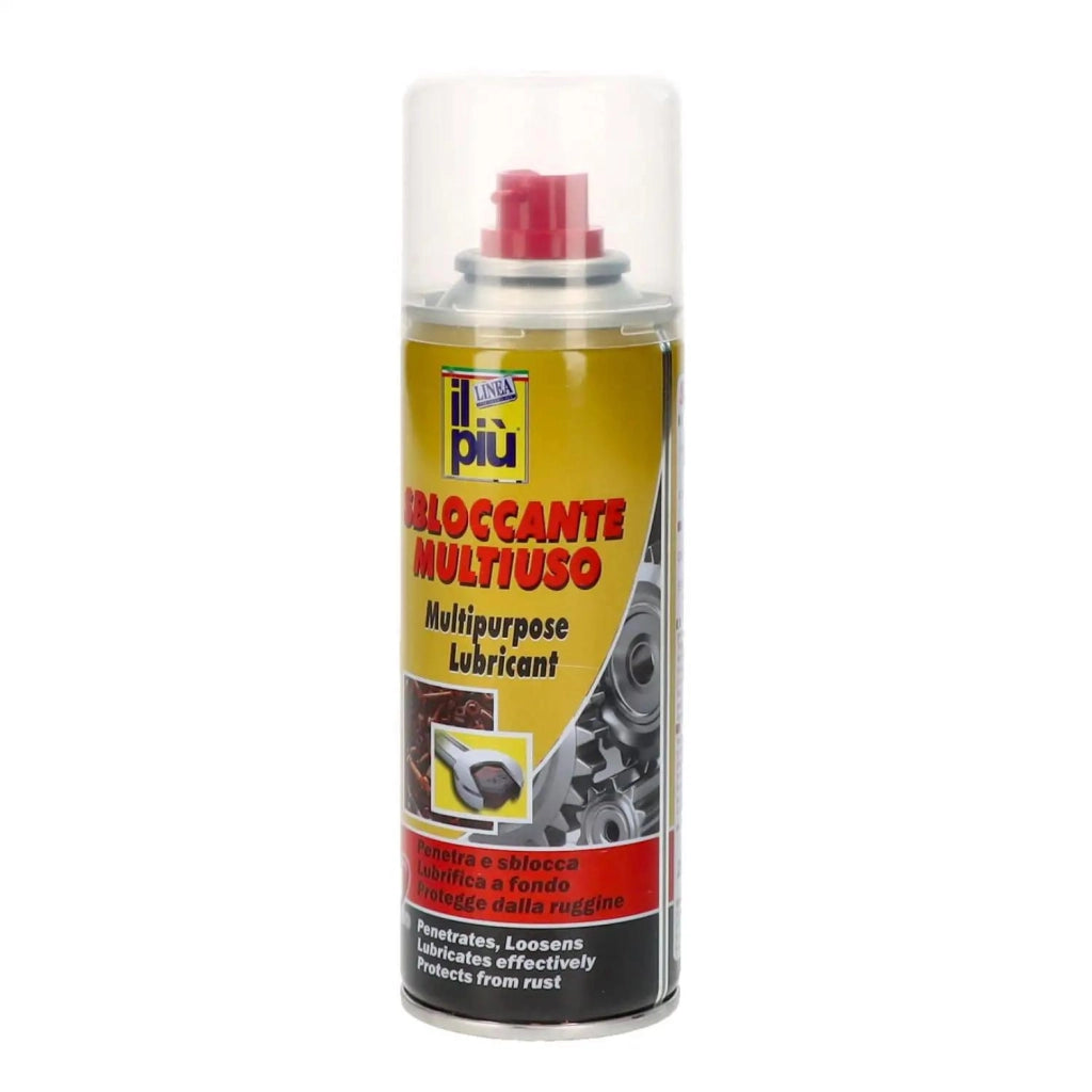 SBLOCCANTE SPRAY MULTIUSO LUBRIFICANTE CHE SBLOCCA LUBRIFICA E PROTEGGE DALLA RUGGINE PER VITI E BULLONI 200 ML