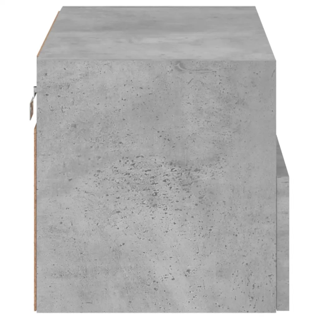 Mobile TV a Parete | Armadietto TV | Mobile Porta TV Grigio Cemento 60x30x30 cm Legno Multistrato