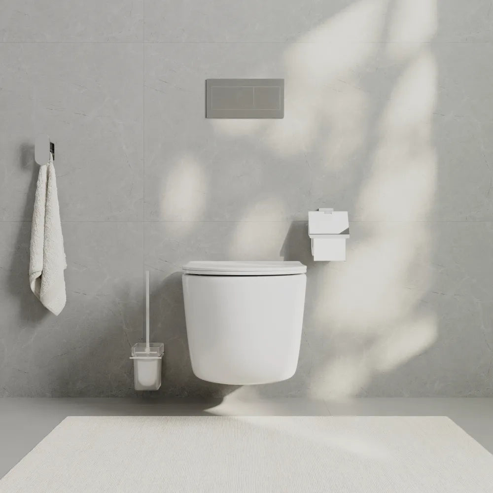 Vaso sospeso in ceramica bianco lucido tornado | Tallin Small